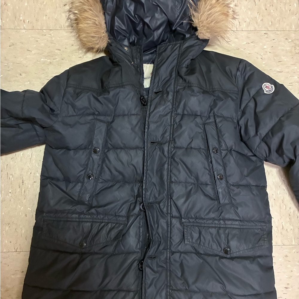 Moncler Charente Men's Down Puffer Jacket Black Size Large